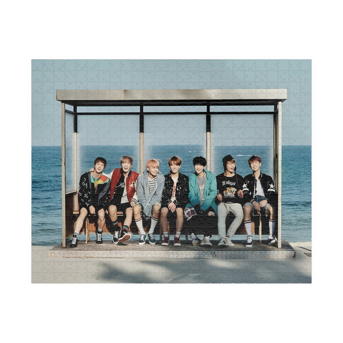 BTS Photo Memory Puzzle — spring day Group Jigsaw (110/252/520/1014 pc)