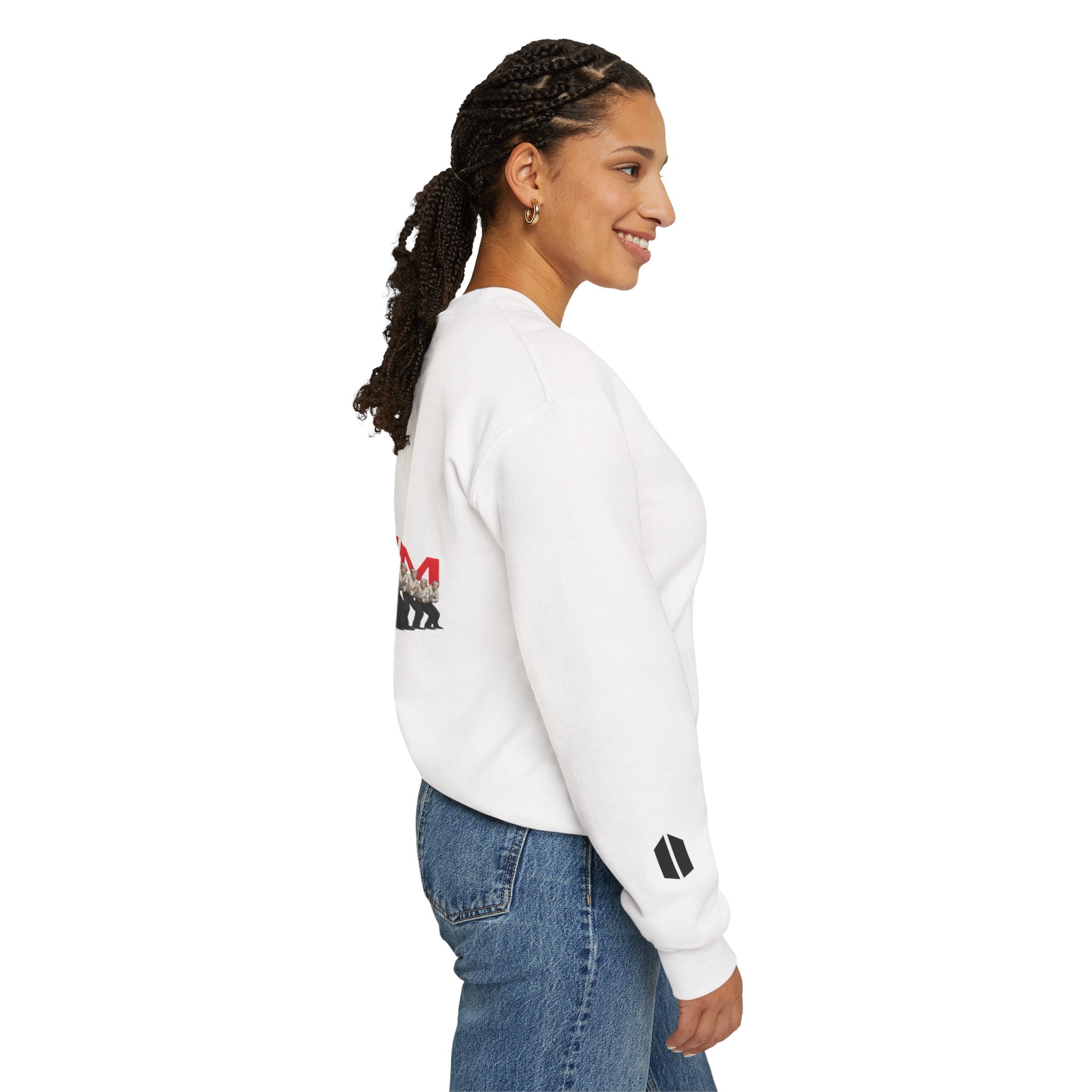Arirang Sailboat Graphic Sweatshirt | BTS swim graphic in the back
