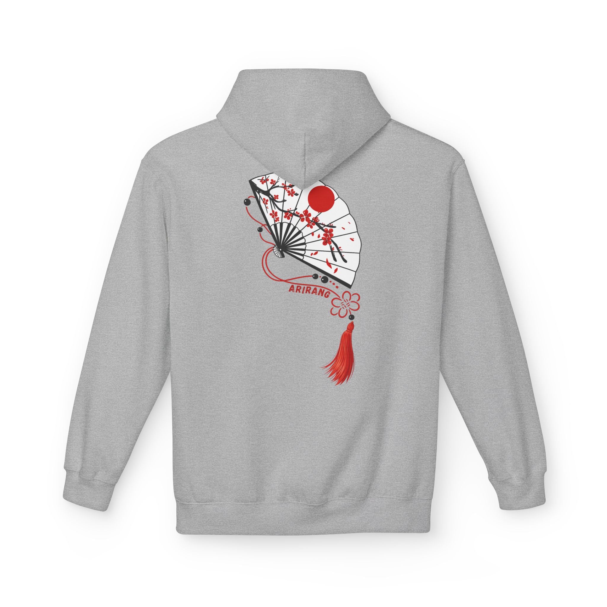 ARIRANG Cherry Blossom Hoodie With Traditional Floral Design