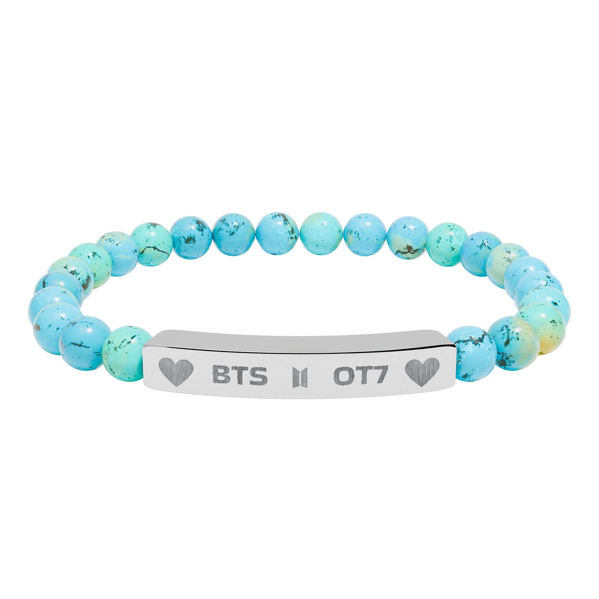 BTS OT7 Natural Stone Bracelet