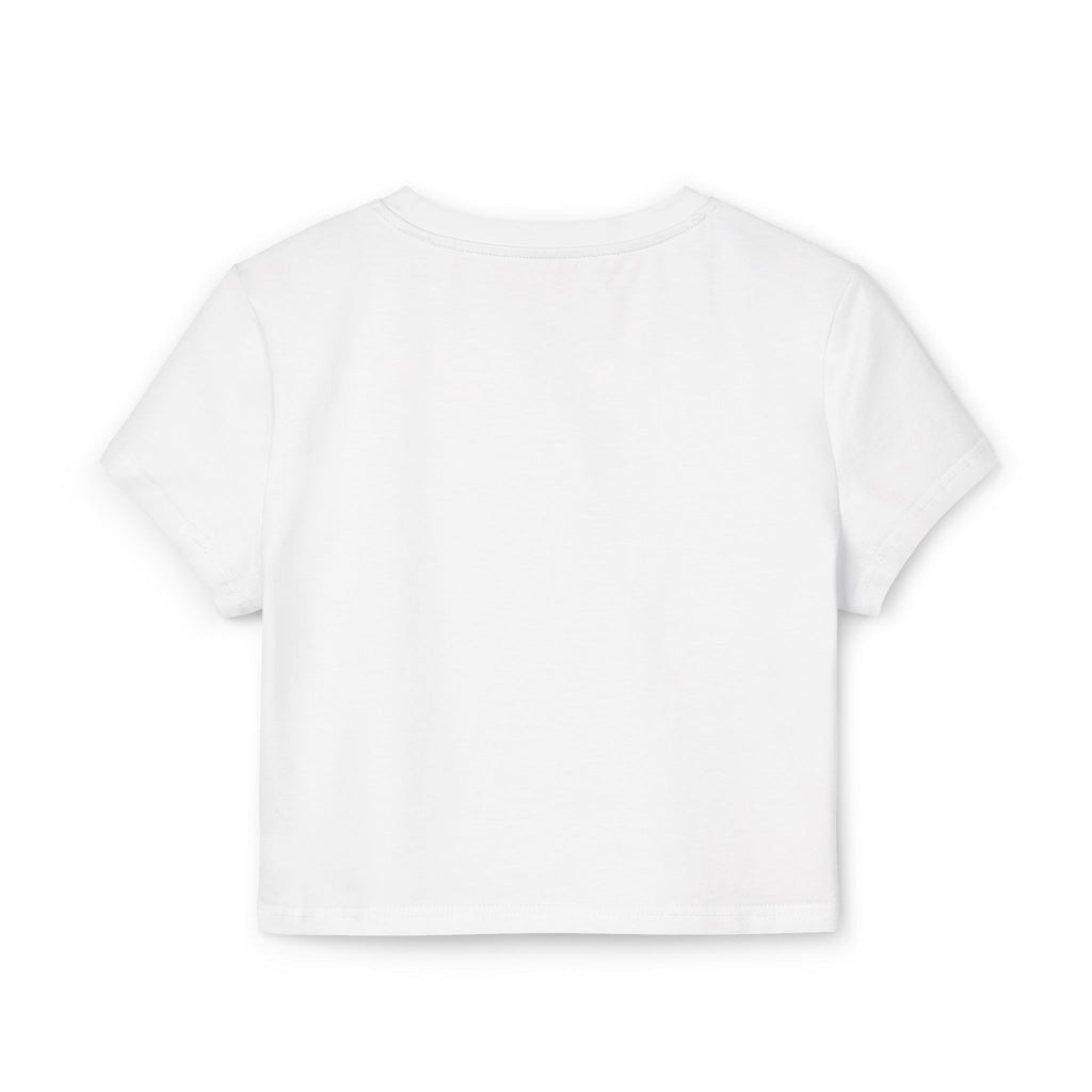 BTS Jungkook Inspired White Crop Top But Daddy I Love Him Y2K Aesthetic Tee for Concerts & Everyday Streetwear