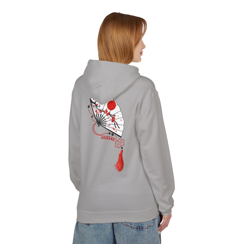 ARIRANG Cherry Blossom Hoodie With Traditional Floral Design