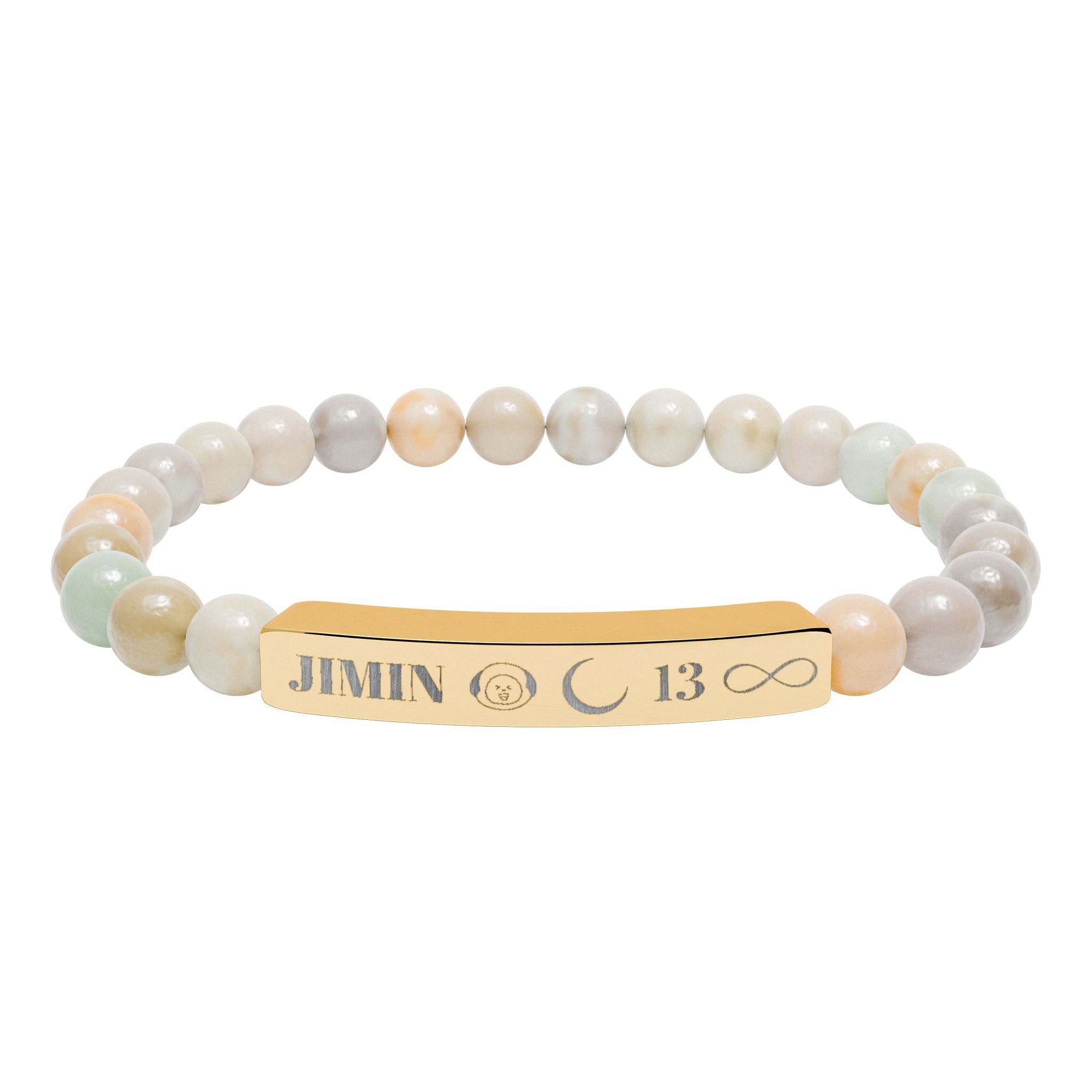 Jimin Beaded Natural Stone Bracelet