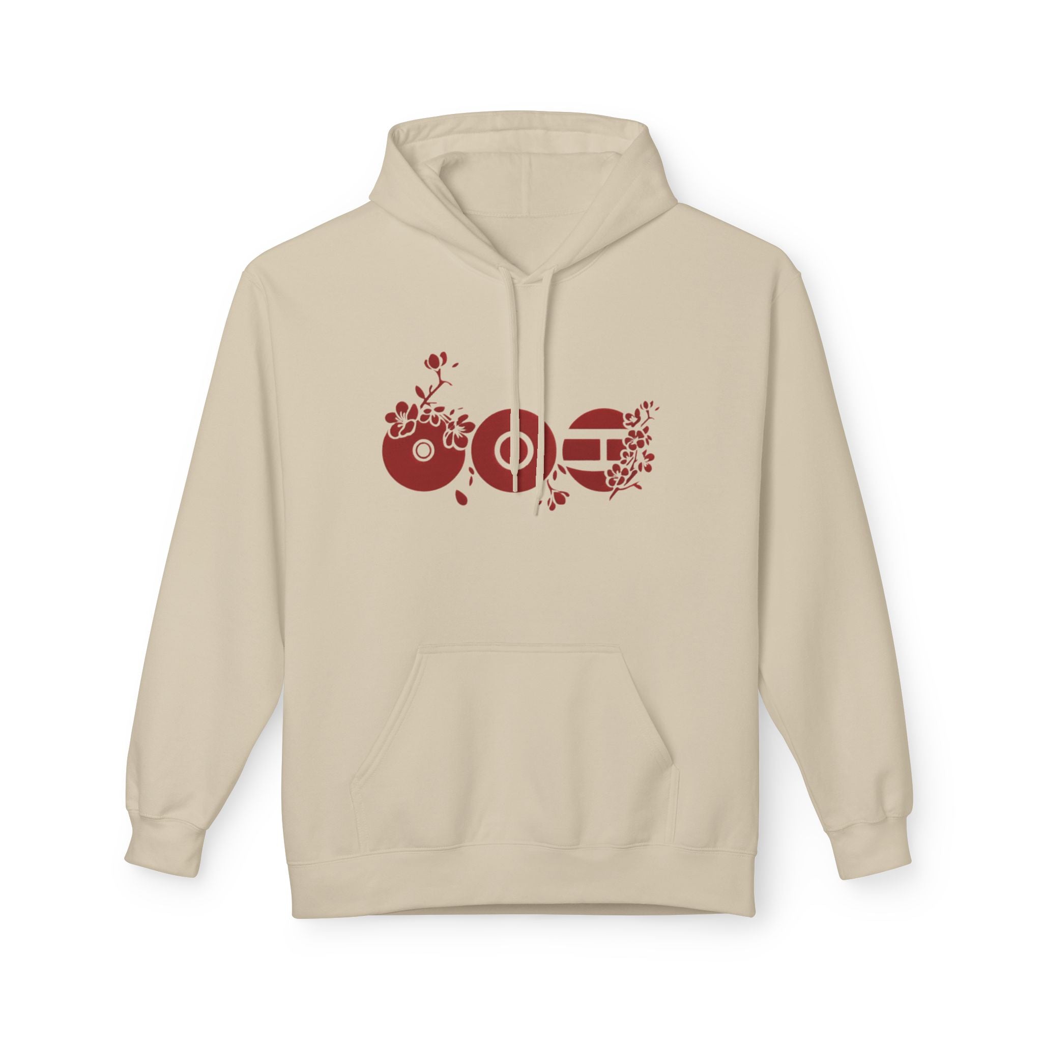 ARIRANG Cherry Blossom Hoodie With Traditional Floral Design