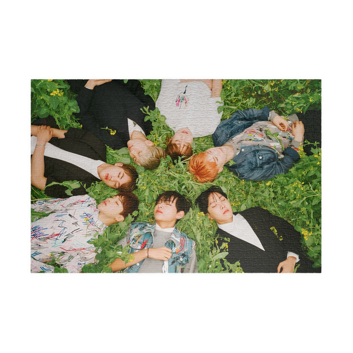 BTS Photo Memory Puzzle — RUN era Group Jigsaw (110/252/520/1014 pc)