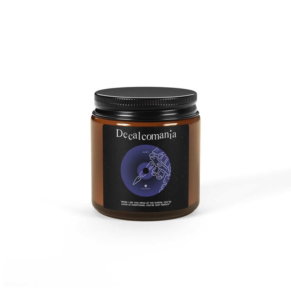 BTS Soy Candle — 'JUNGKOOK Decalcomania' Amber Jar Scented Candle