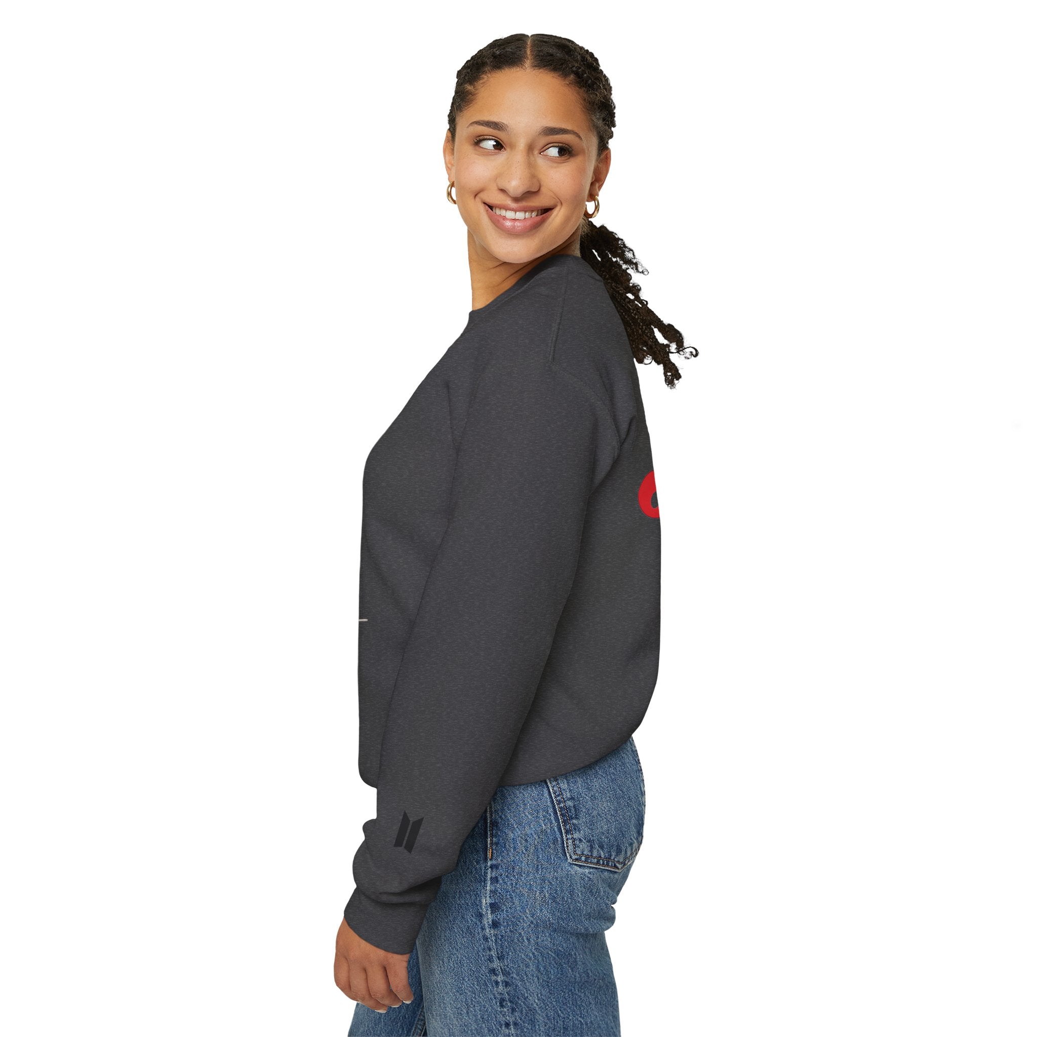 Arirang Sailboat Graphic Sweatshirt | BTS swim graphic in the back