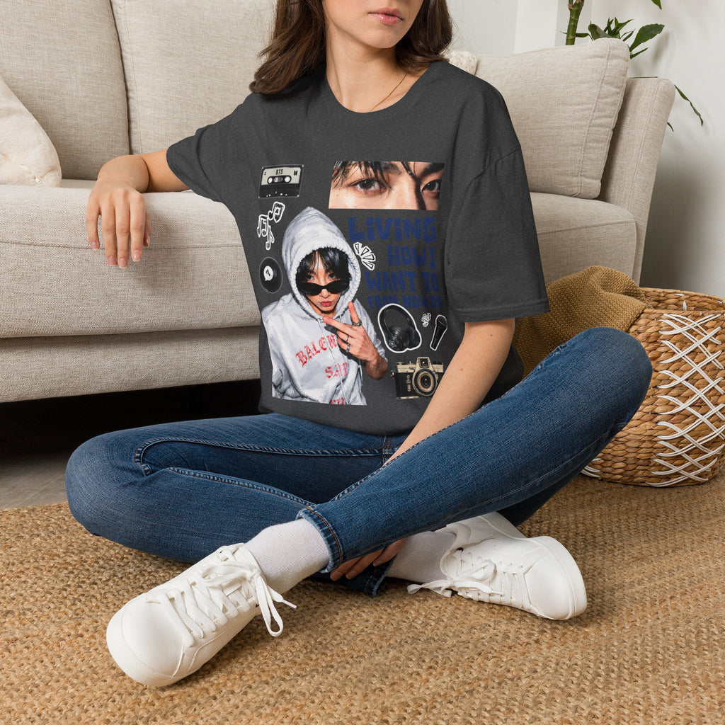 Jungkook bias T-shirt— Retro Photo Collage Tee