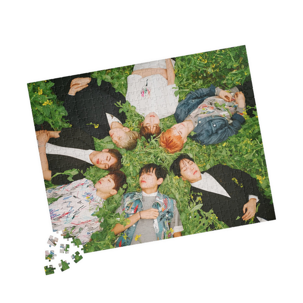 BTS Photo Memory Puzzle — RUN era Group Jigsaw (110/252/520/1014 pc)