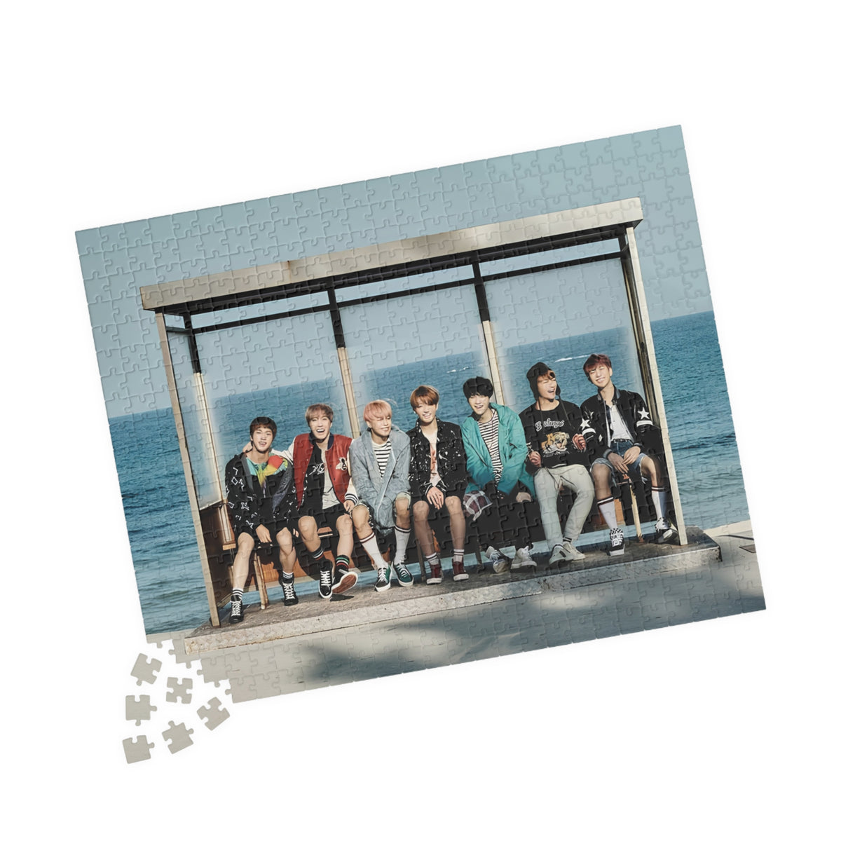BTS Photo Memory Puzzle — spring day Group Jigsaw (110/252/520/1014 pc)