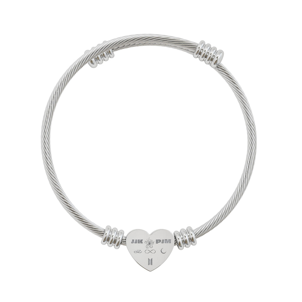 Engravable Heart JIikook Love Charm