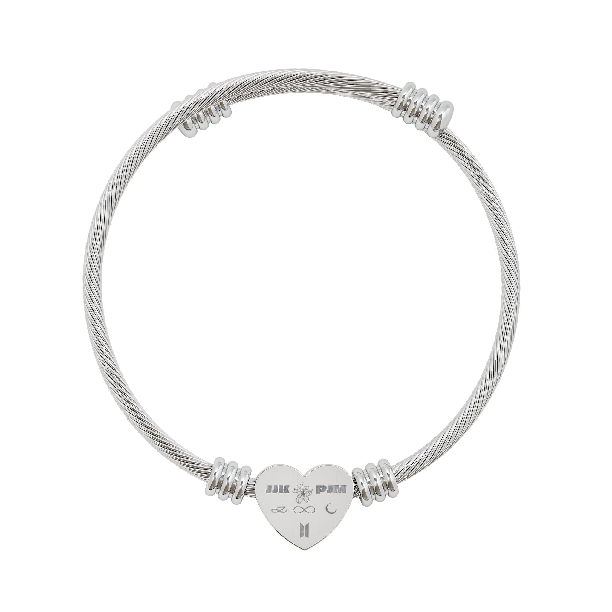 Engravable Heart JIikook Love Charm