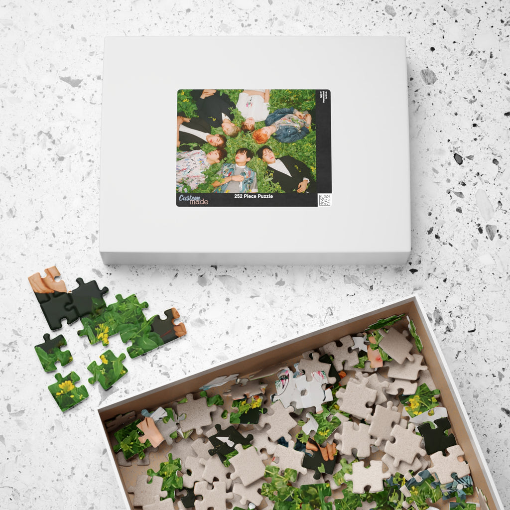 BTS Photo Memory Puzzle — RUN era Group Jigsaw (110/252/520/1014 pc)