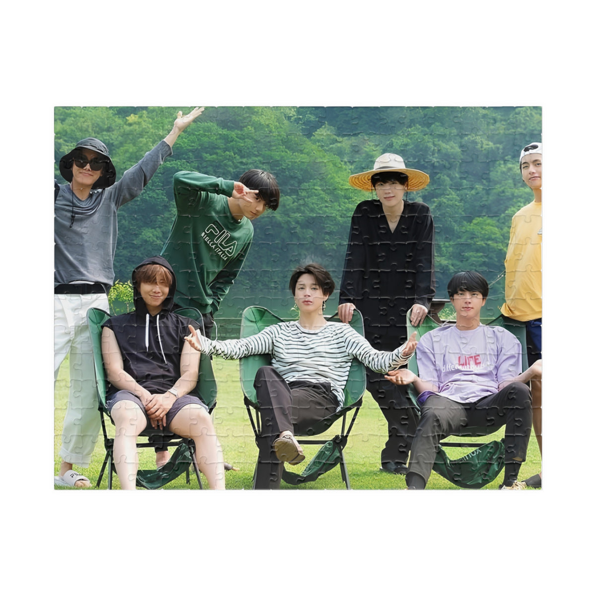 BTS Photo Memory Puzzle — in the soop Group Jigsaw (110/252/520/1014 pc)