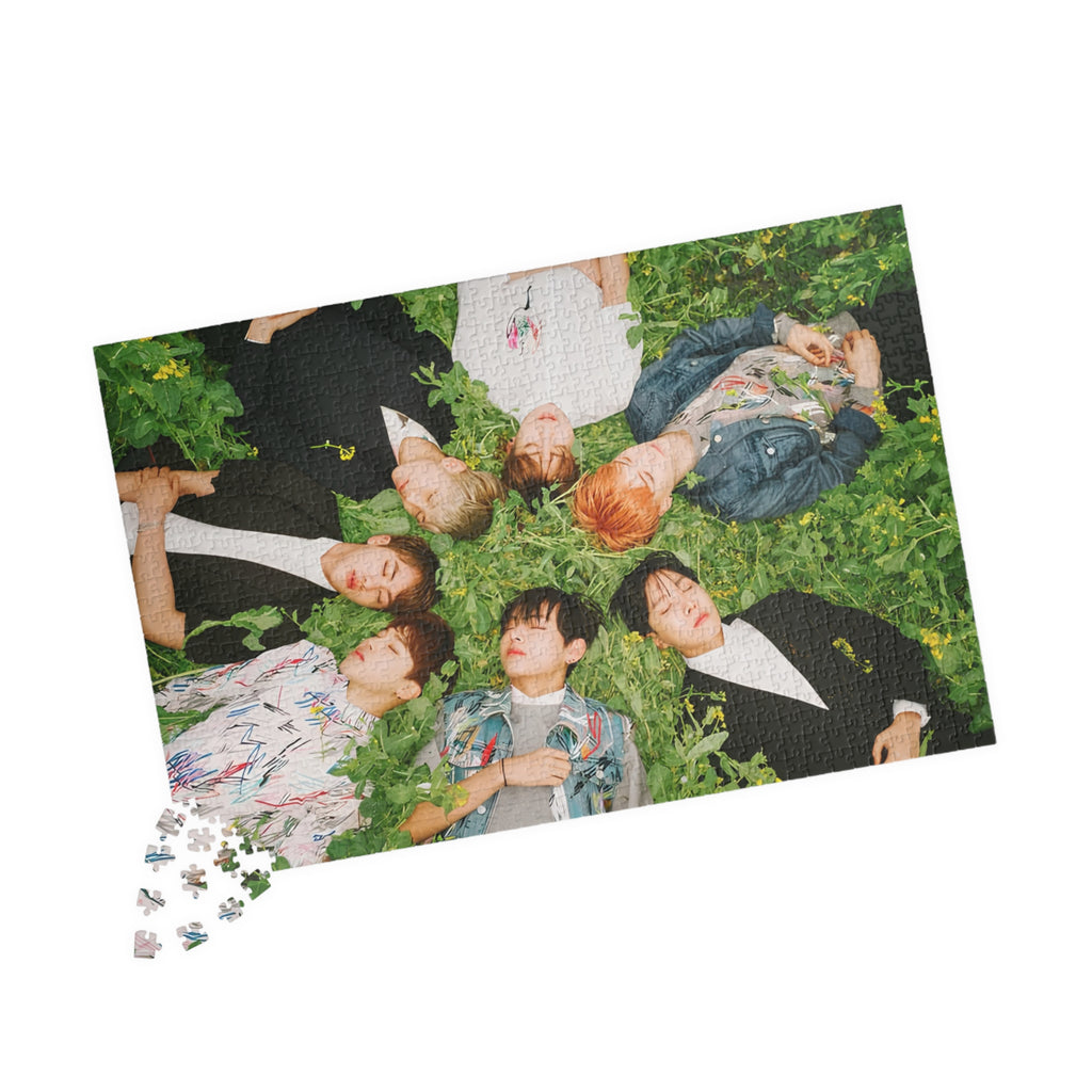 BTS Photo Memory Puzzle — RUN era Group Jigsaw (110/252/520/1014 pc)
