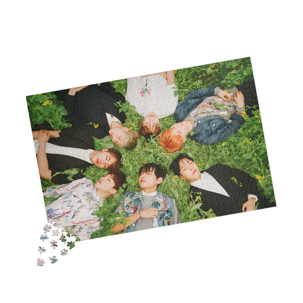 BTS Photo Memory Puzzle — RUN era Group Jigsaw (110/252/520/1014 pc)