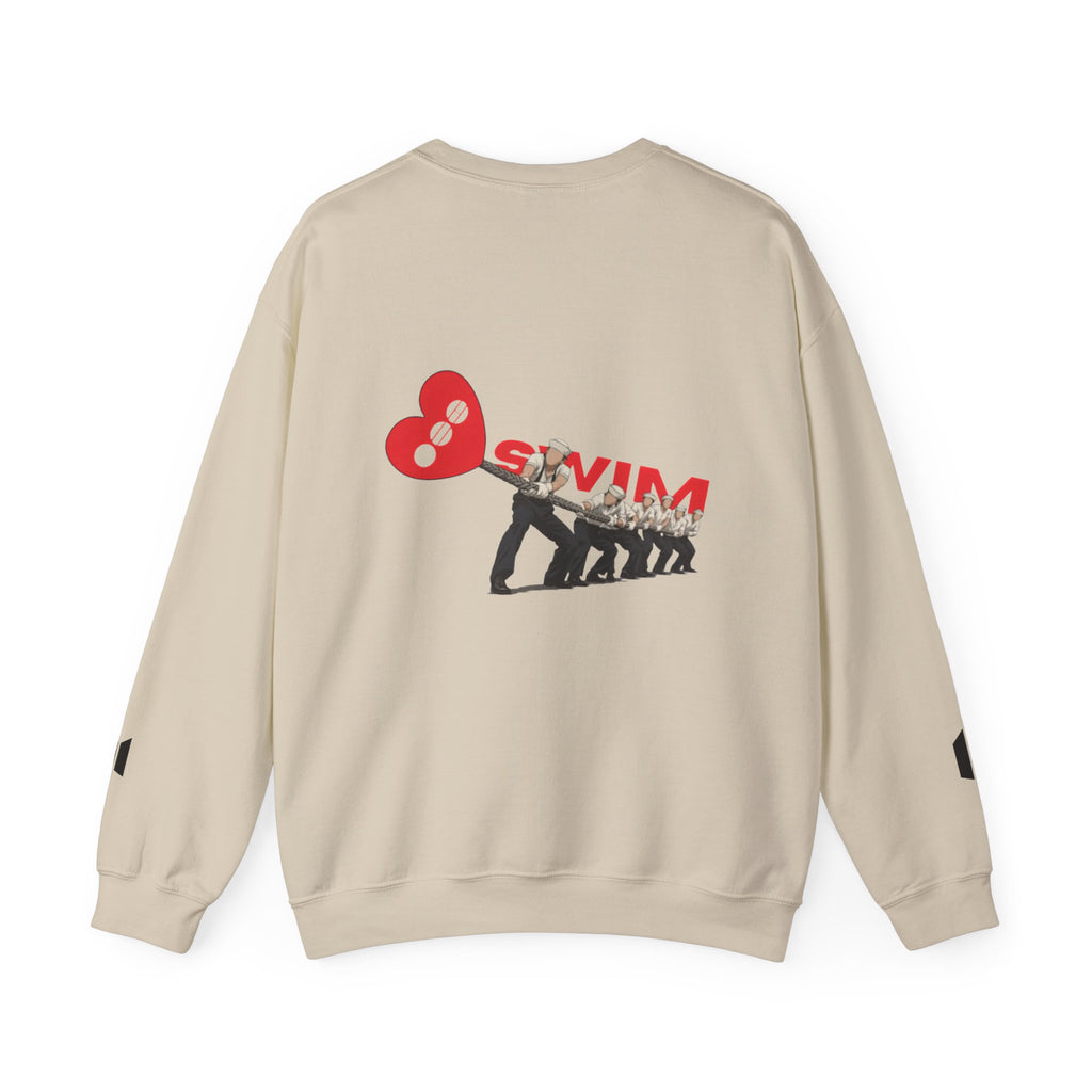 Arirang Sailboat Graphic Sweatshirt | BTS swim graphic in the back