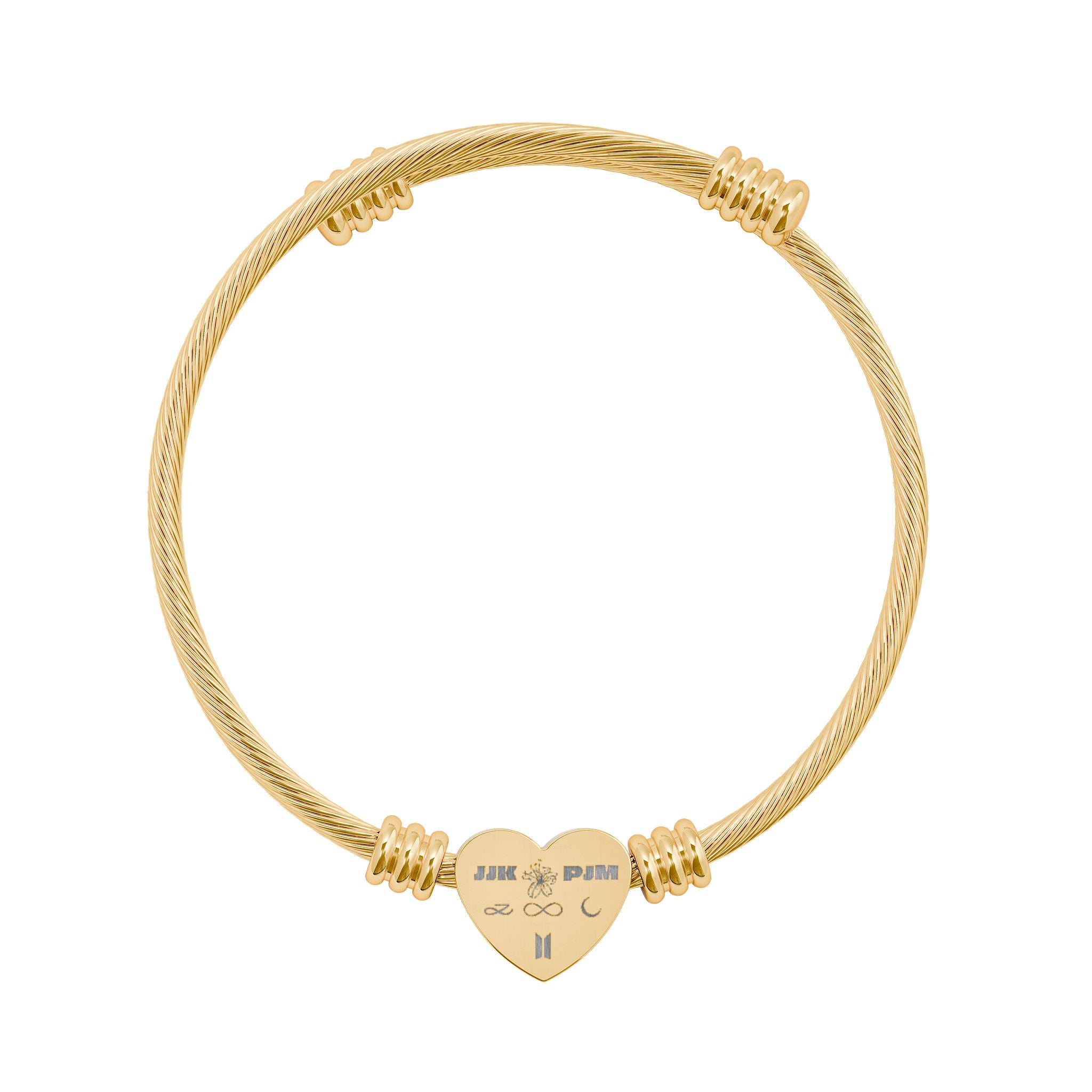 Engravable Heart JIikook Love Charm