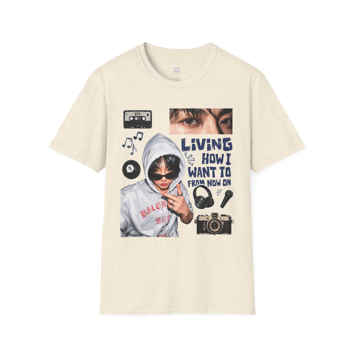Jungkook bias T-shirt— Retro Photo Collage Tee