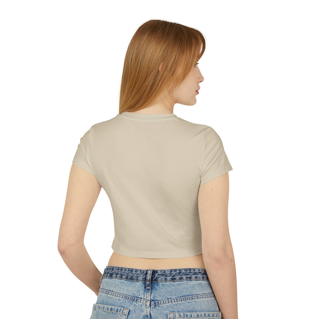 BTS Jungkook Inspired White Crop Top But Daddy I Love Him Y2K Aesthetic Tee for Concerts & Everyday Streetwear