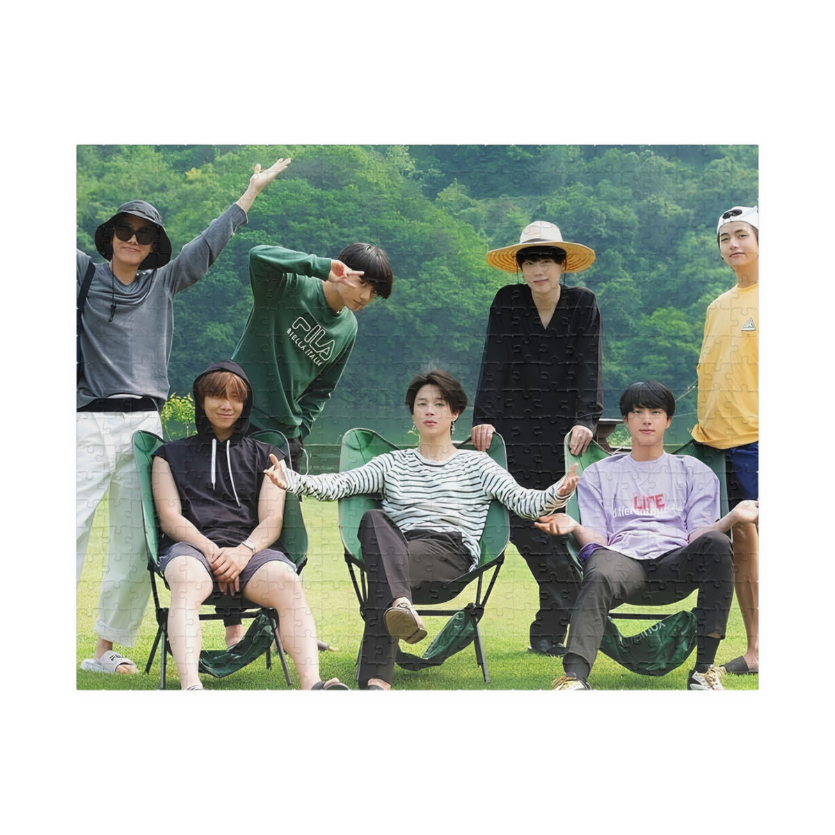 BTS Photo Memory Puzzle — in the soop Group Jigsaw (110/252/520/1014 pc)