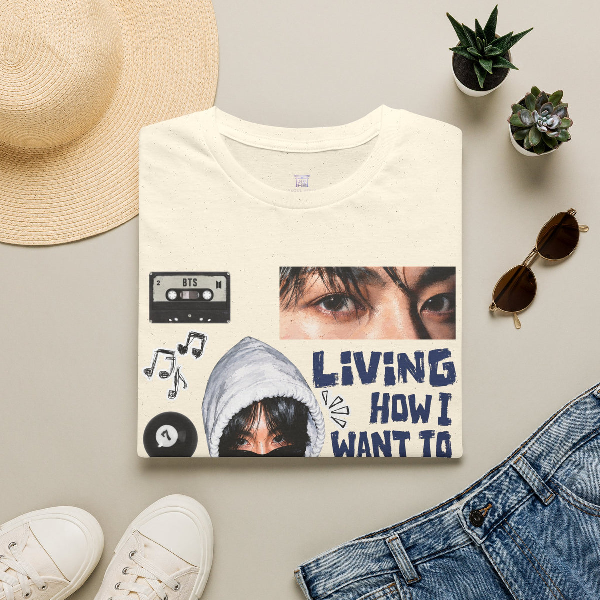 Jungkook bias T-shirt— Retro Photo Collage Tee