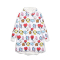BT21 Character Pattern Hooded Blanket