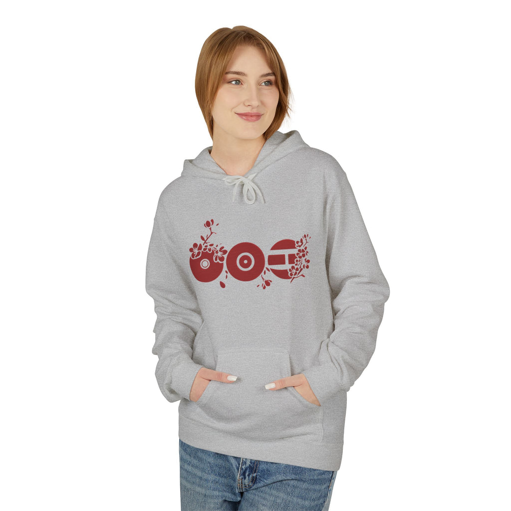 ARIRANG Cherry Blossom Hoodie With Traditional Floral Design