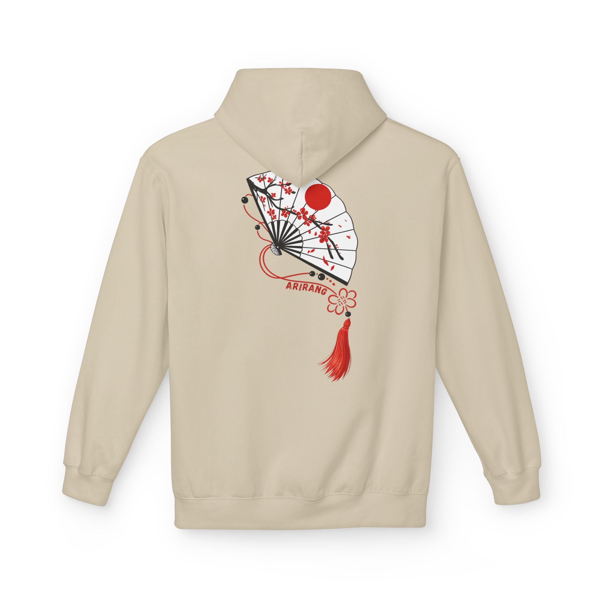 ARIRANG Cherry Blossom Hoodie With Traditional Floral Design