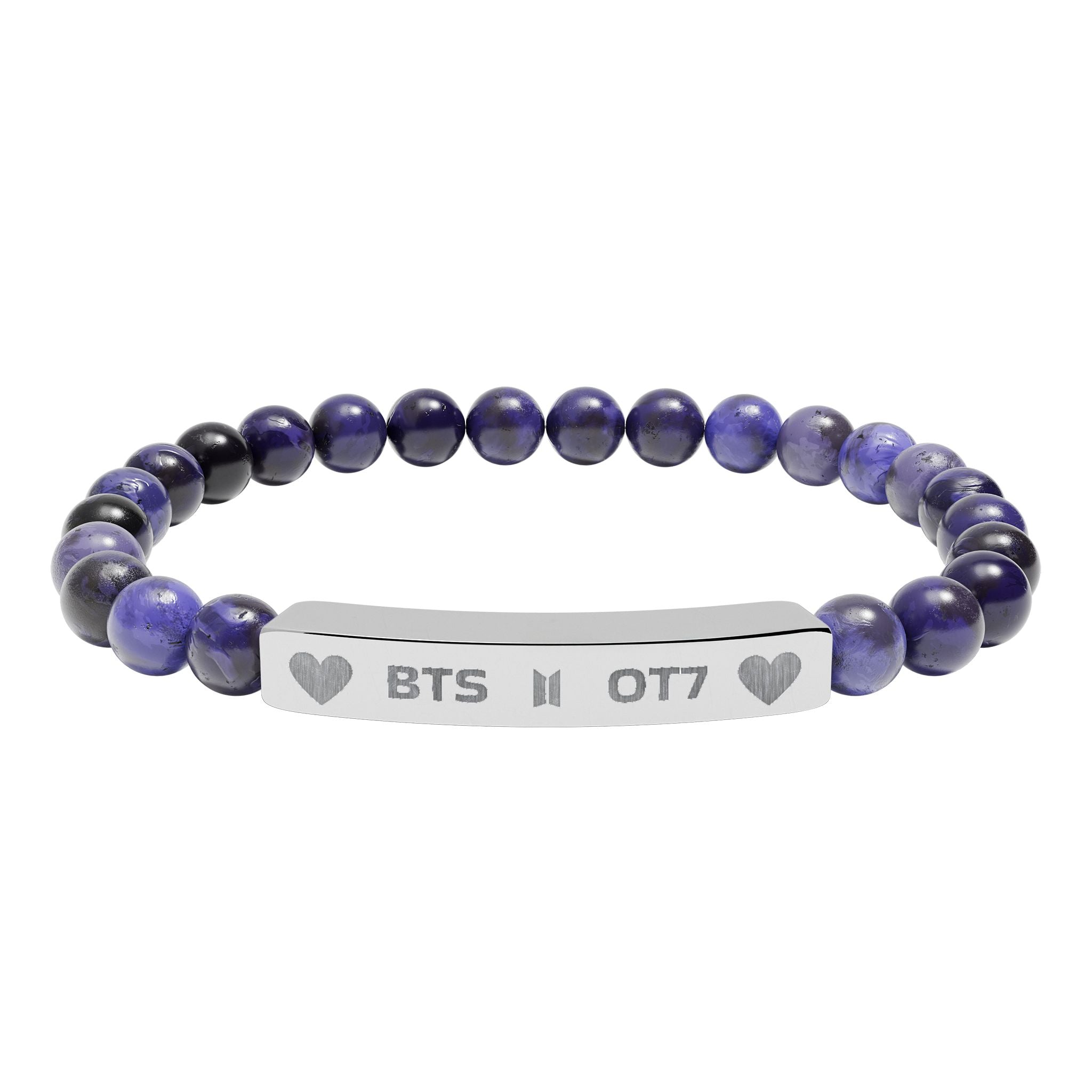 BTS OT7 Natural Stone Bracelet