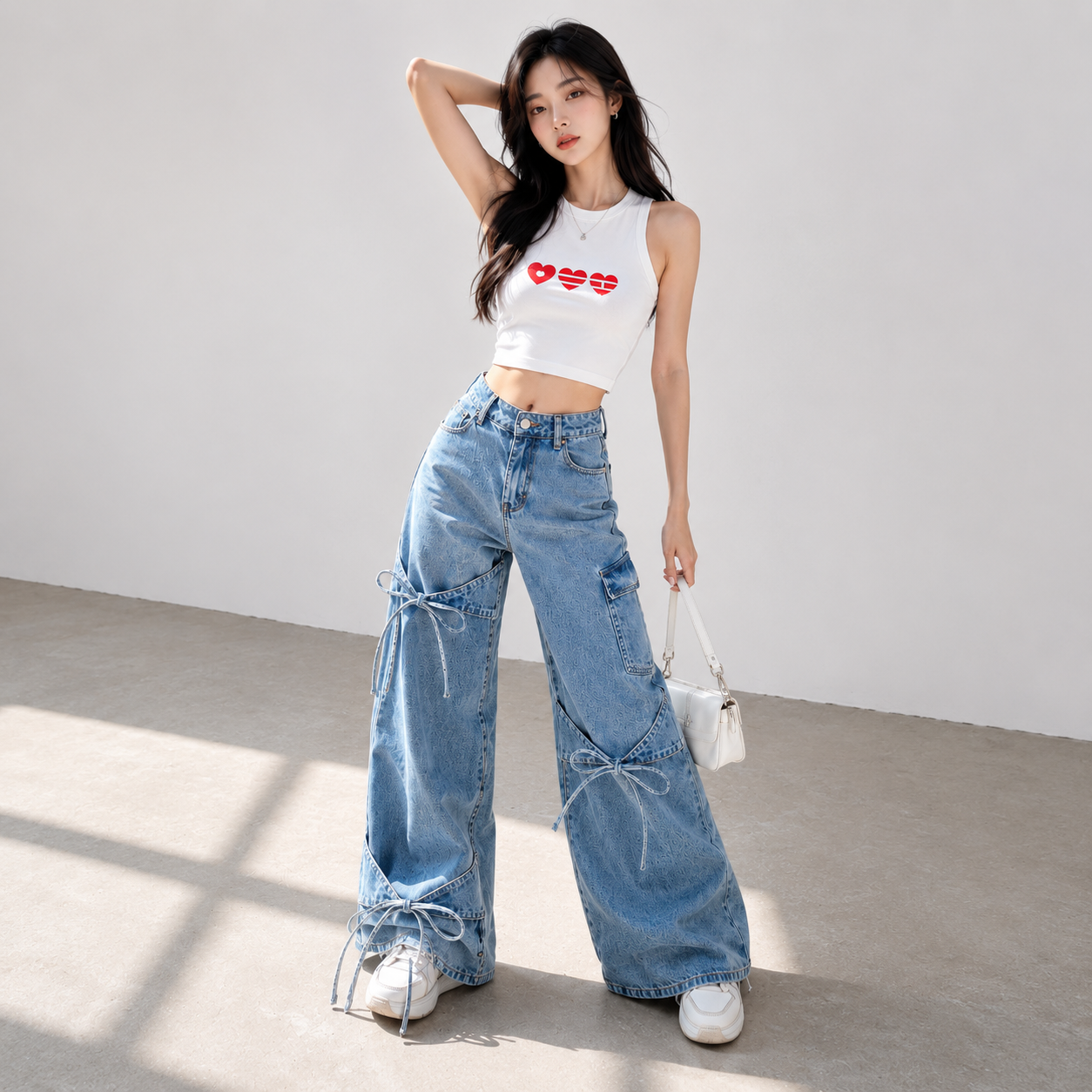 BTS Arirang Tank Top With Hearts Graphic