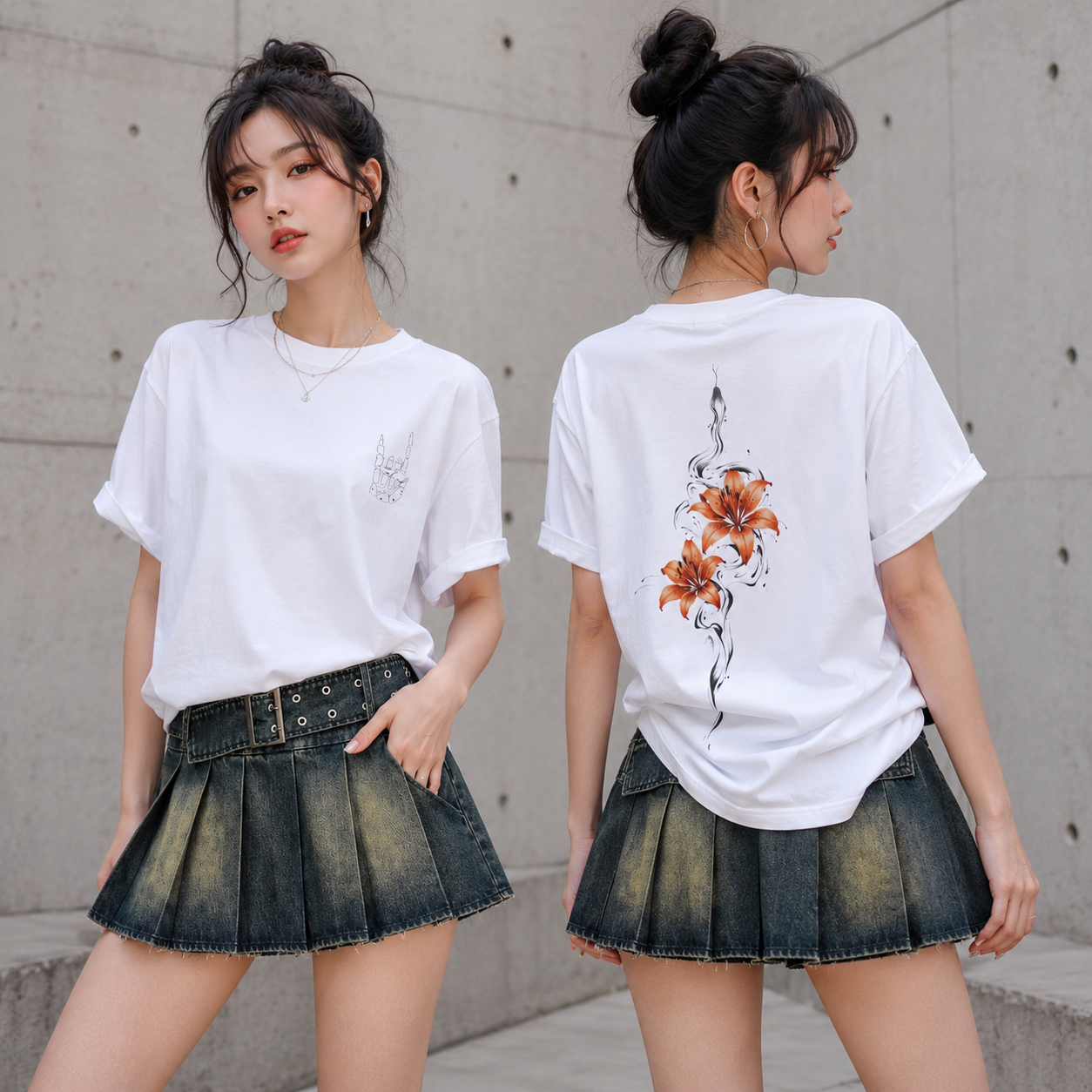 BTS Jungkook Inspired Tattoo T-Shirt