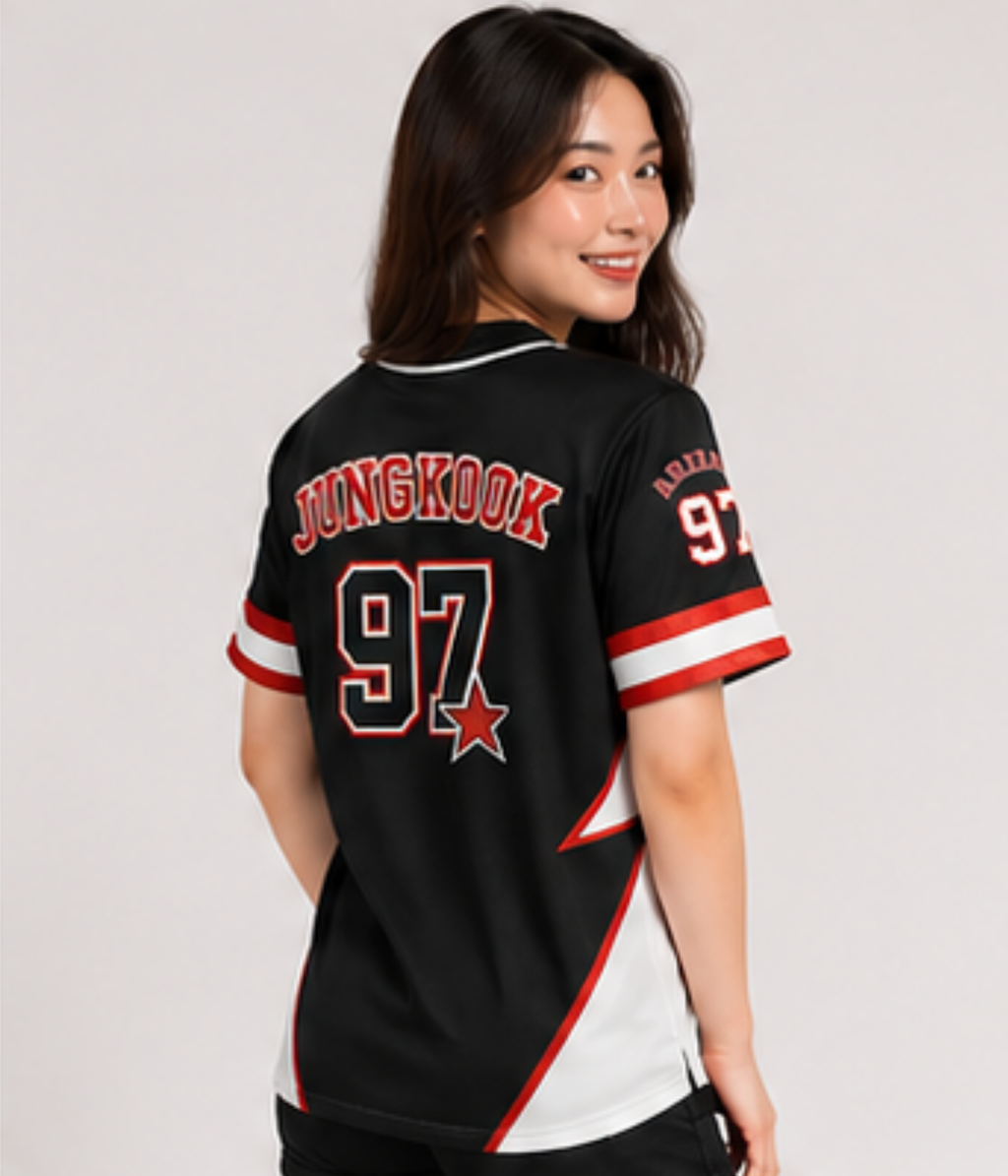 Arirang Shirt Jersey Outfit For Army, BTS Jungkook Jersey, Kpop Concert World Tour Shirt