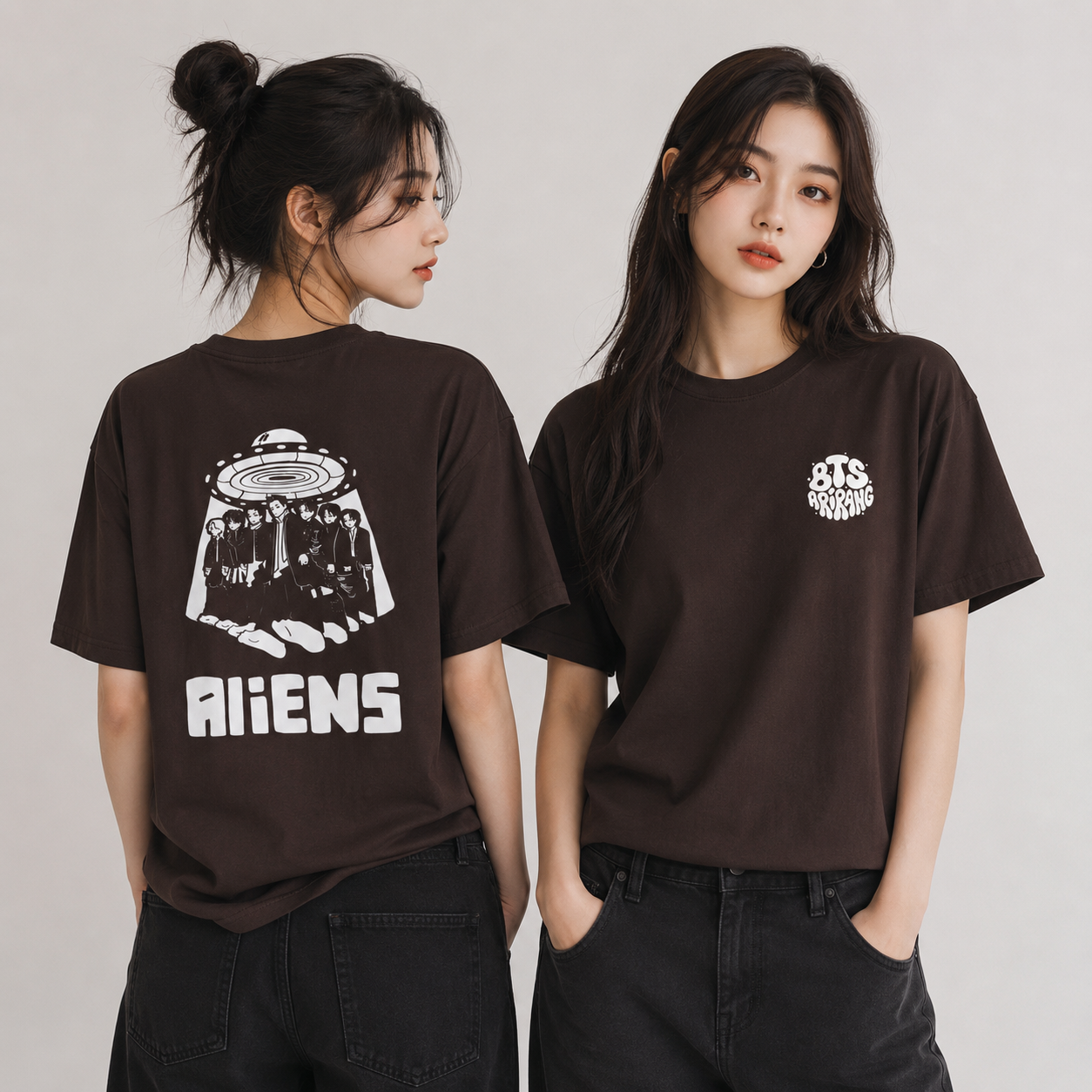 BTS Arirang Inspired Aliens T-Shirt | BTS World Tour Fan Shirt