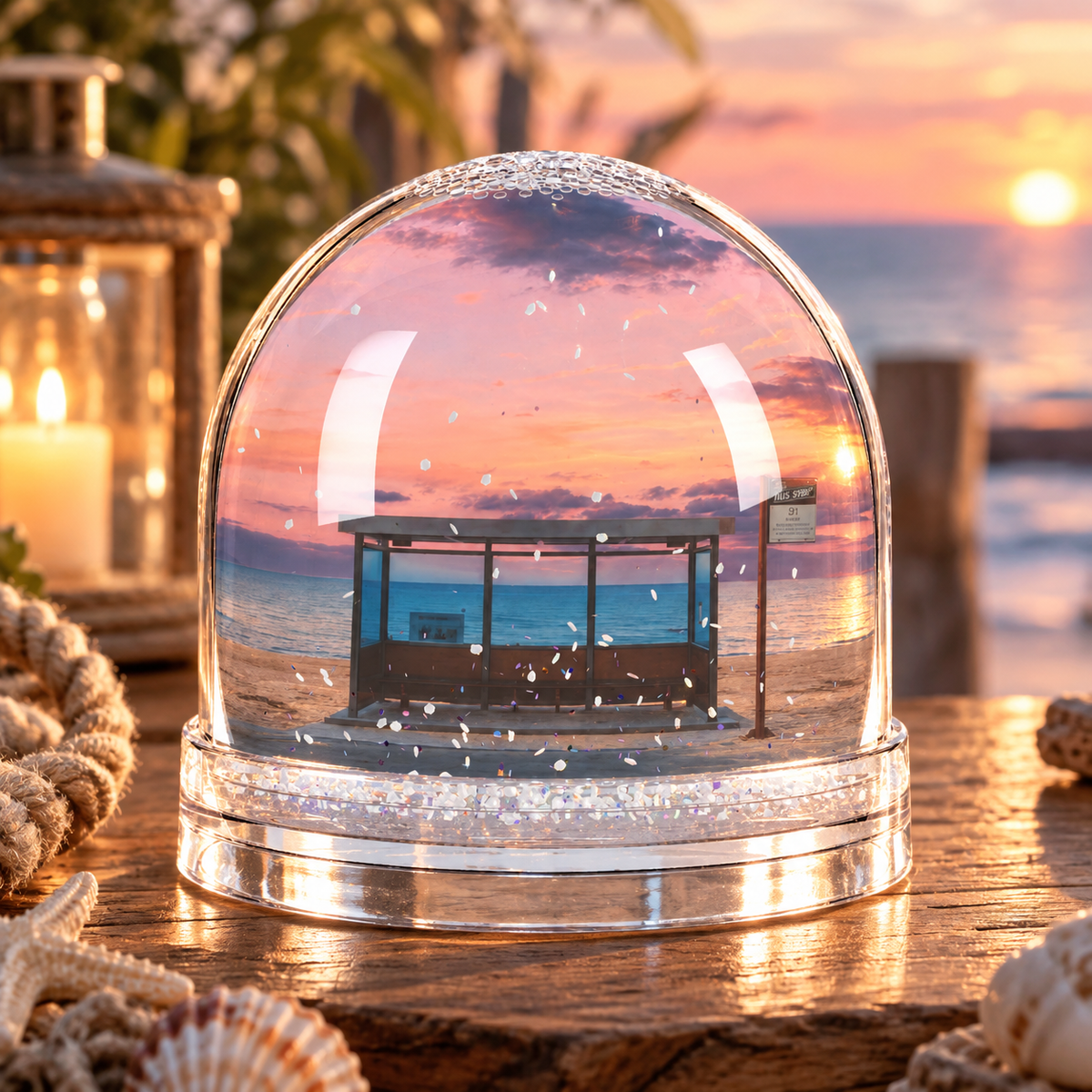BTS Snow Globe - train stop HYYH era