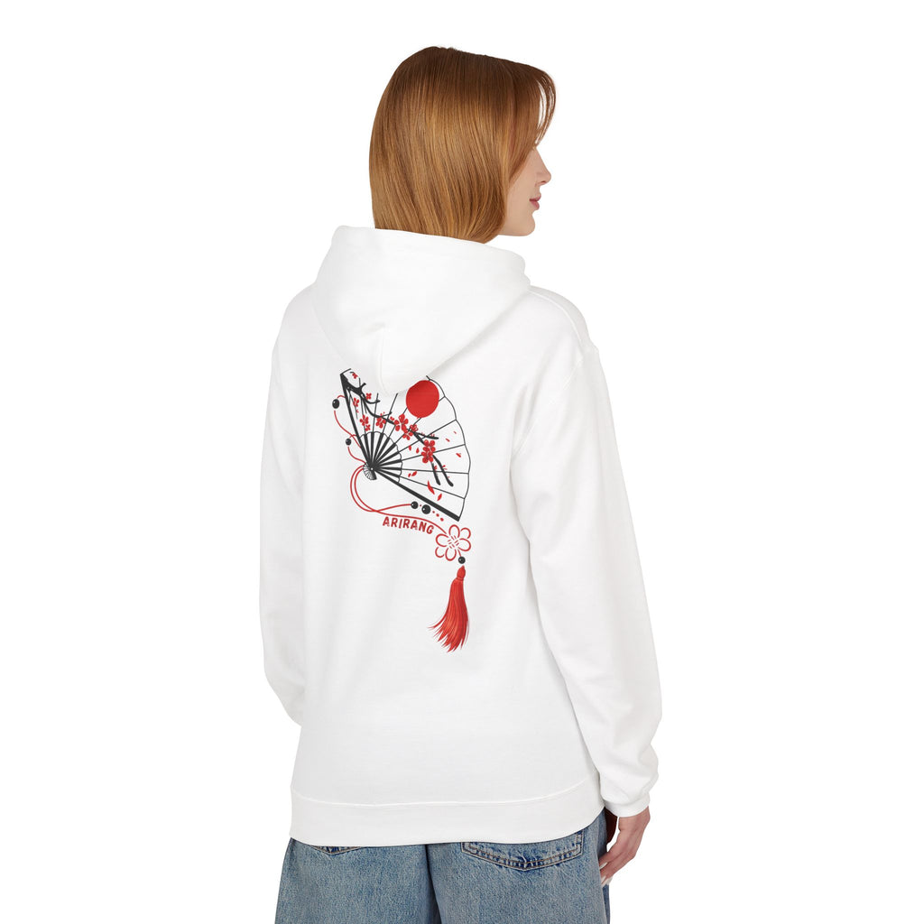ARIRANG Cherry Blossom Hoodie With Traditional Floral Design