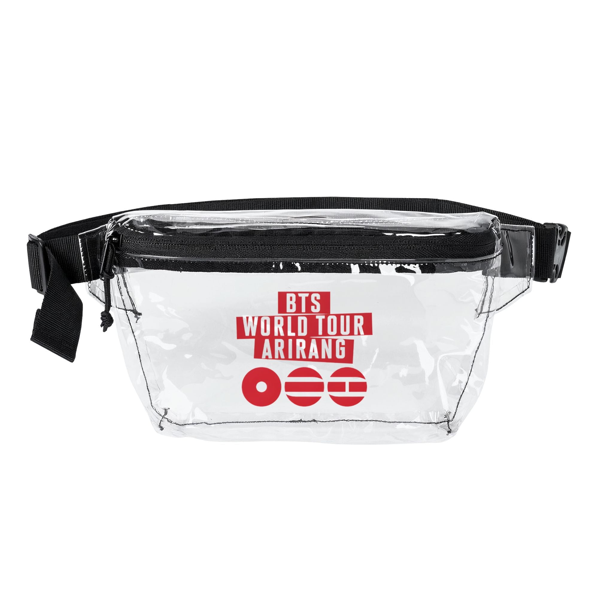 BTS World Tour Arirang Transparent Fanny Pack | BTS concert Clear Waist Bag