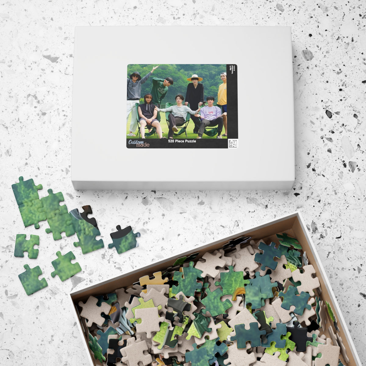 BTS Photo Memory Puzzle — in the soop Group Jigsaw (110/252/520/1014 pc)
