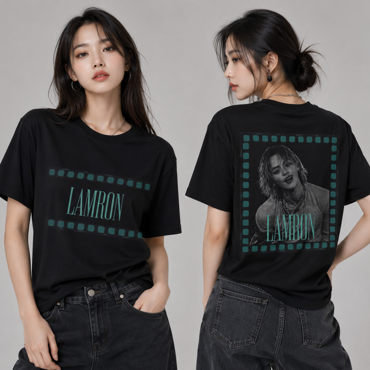 Filmstrip BTS Normal LAMRON T-Shirt | BTS merch Jimin version