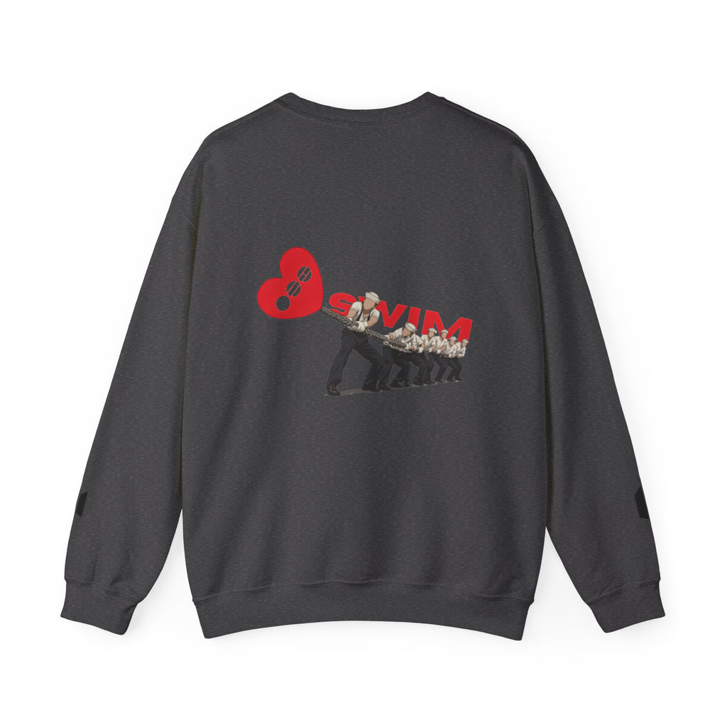 Arirang Sailboat Graphic Sweatshirt | BTS swim graphic in the back