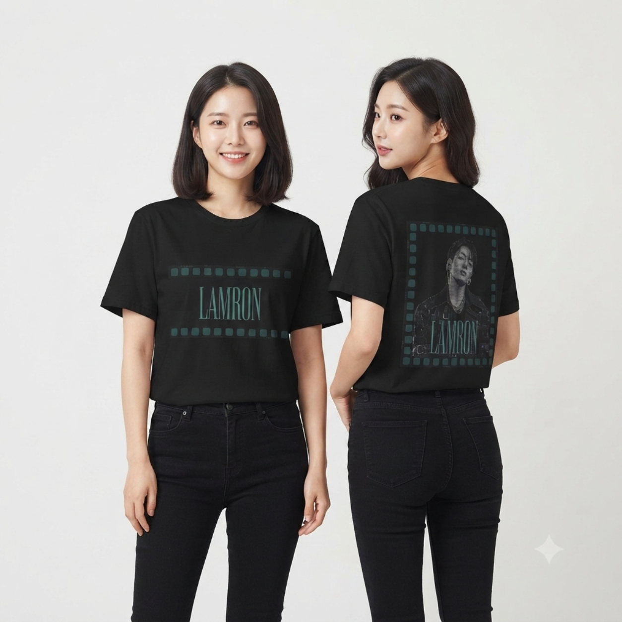 Filmstrip BTS Normal LAMRON T-Shirt | BTS merch Jungkook version