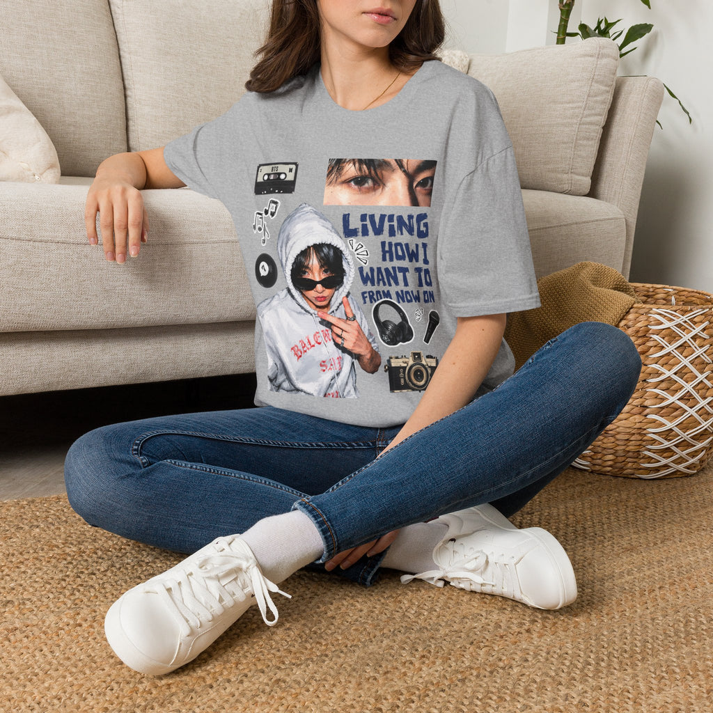Jungkook bias T-shirt— Retro Photo Collage Tee