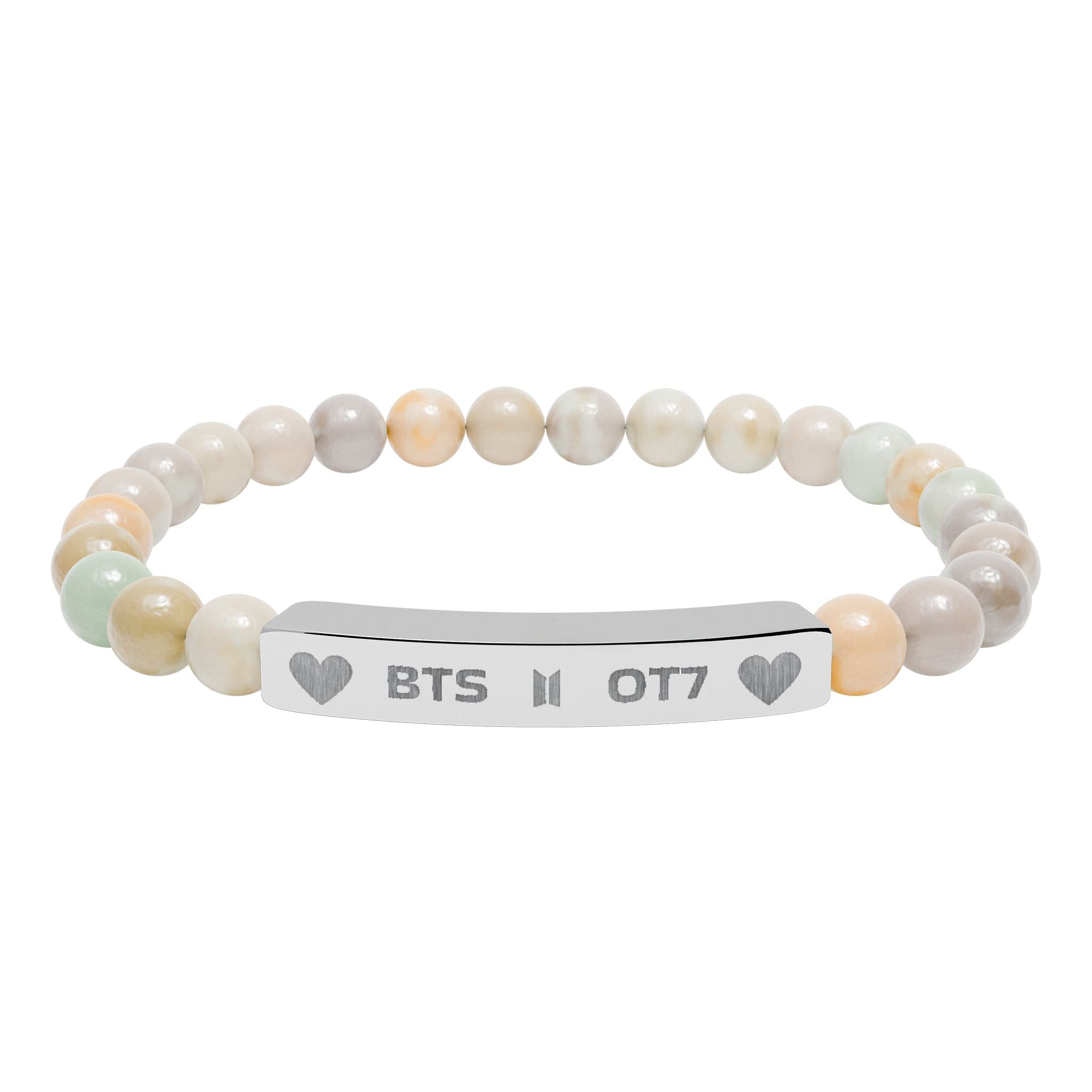 BTS OT7 Natural Stone Bracelet