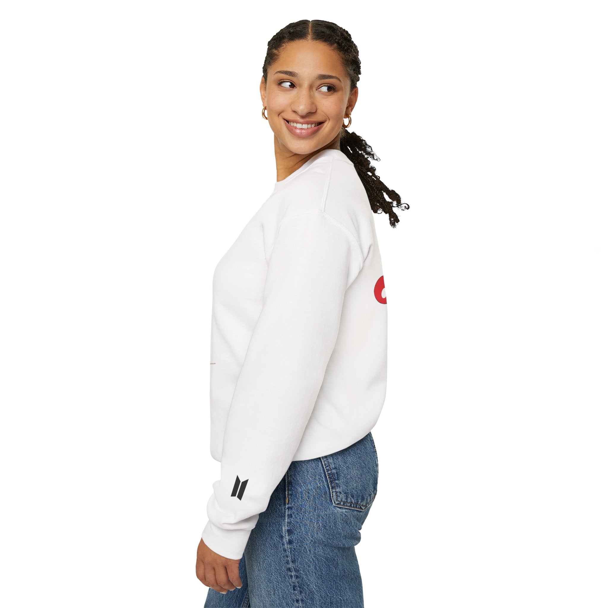 Arirang Sailboat Graphic Sweatshirt | BTS swim graphic in the back