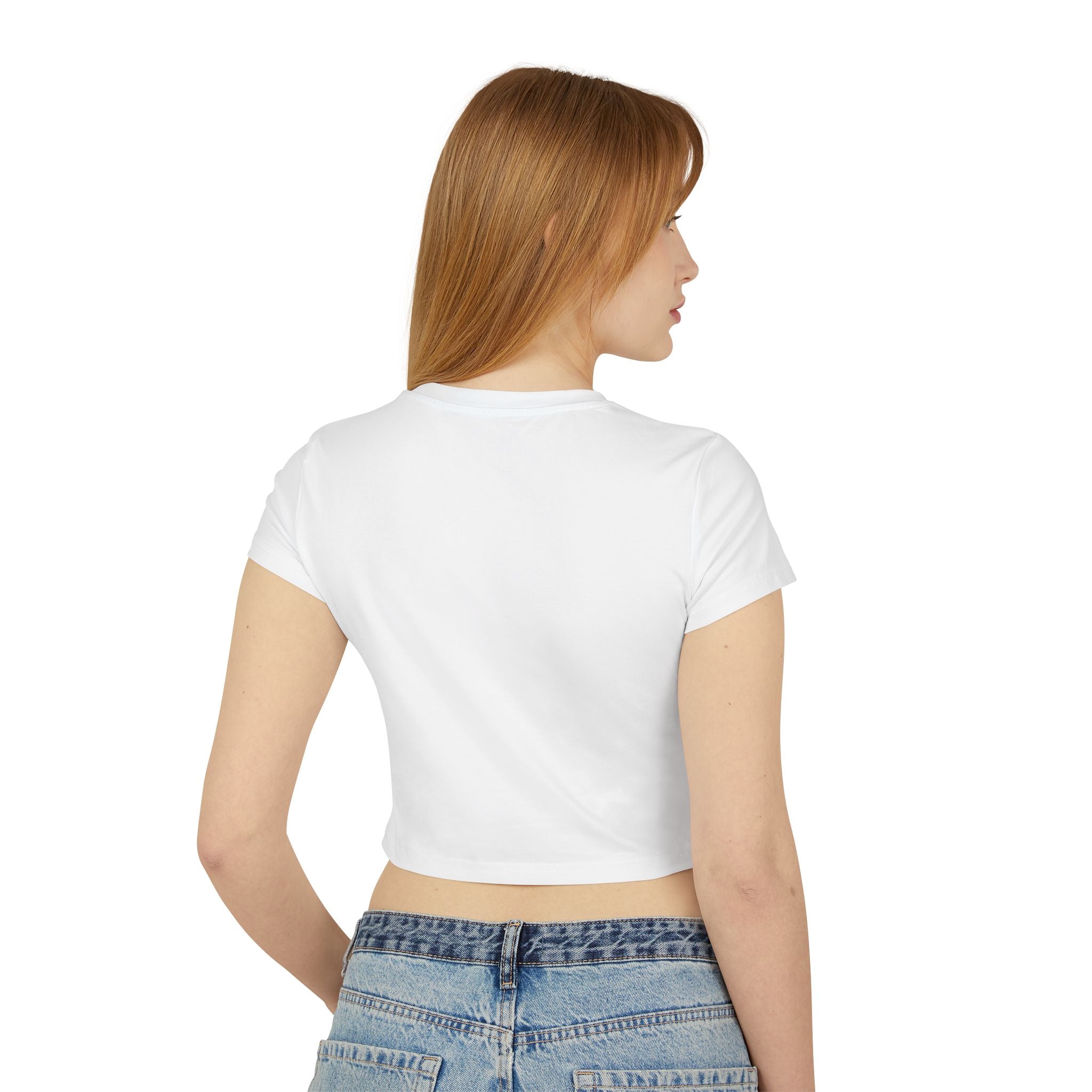 BTS Jungkook Inspired White Crop Top But Daddy I Love Him Y2K Aesthetic Tee for Concerts & Everyday Streetwear