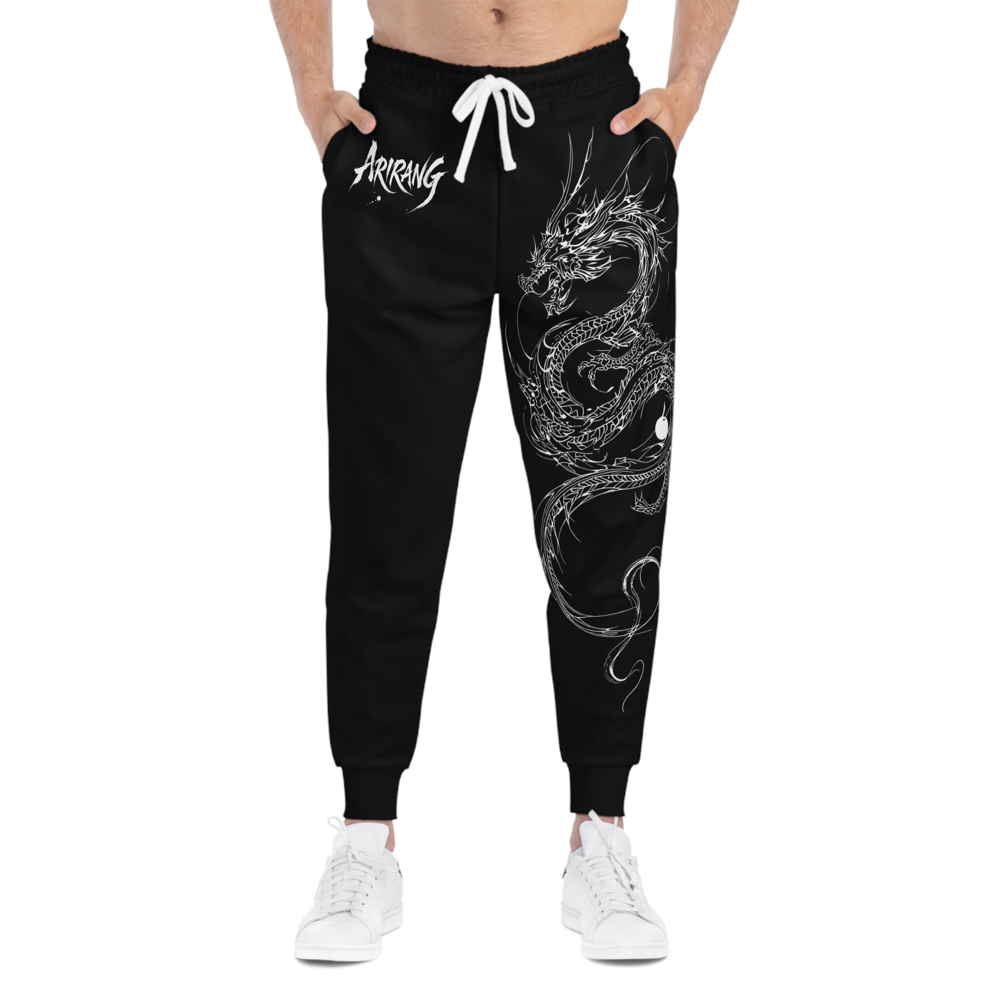 Korean dragon motif ARIRANG design | Athletic Joggers
