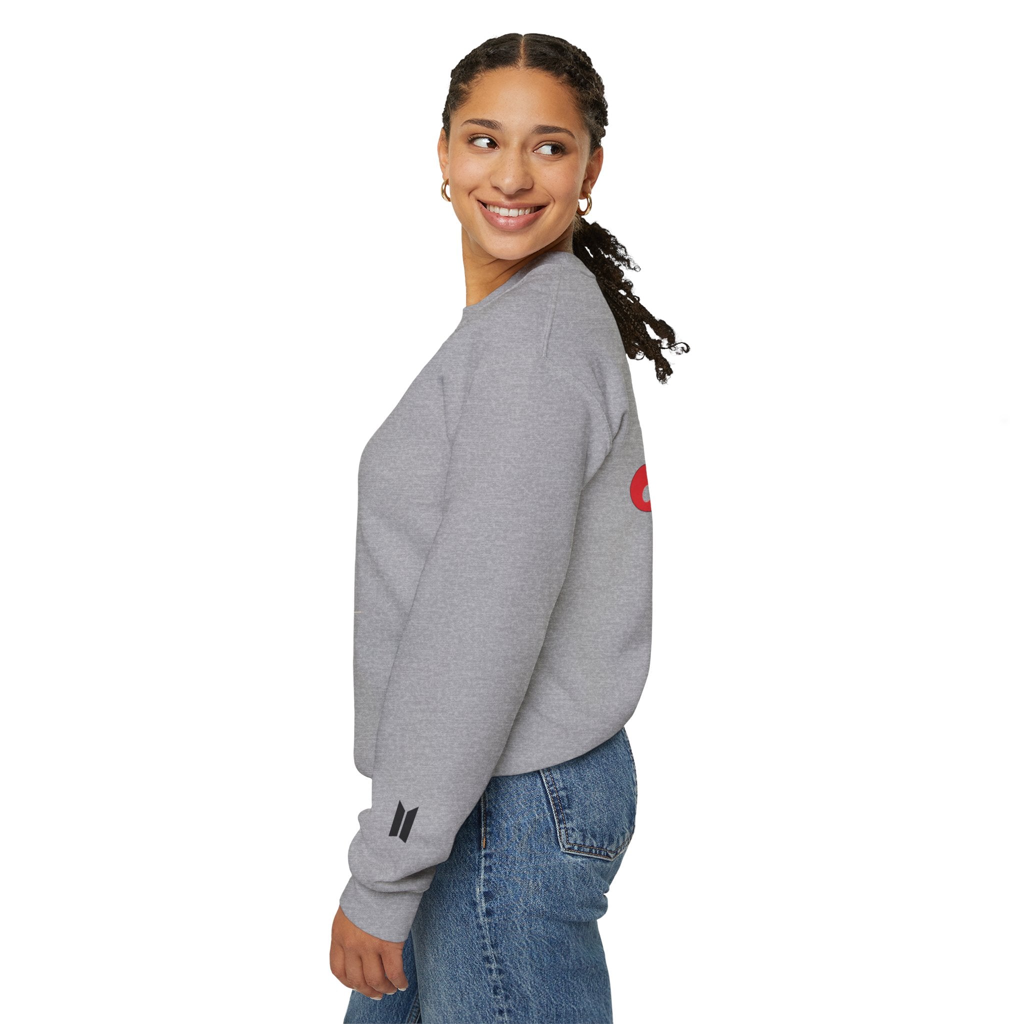 Arirang Sailboat Graphic Sweatshirt | BTS swim graphic in the back