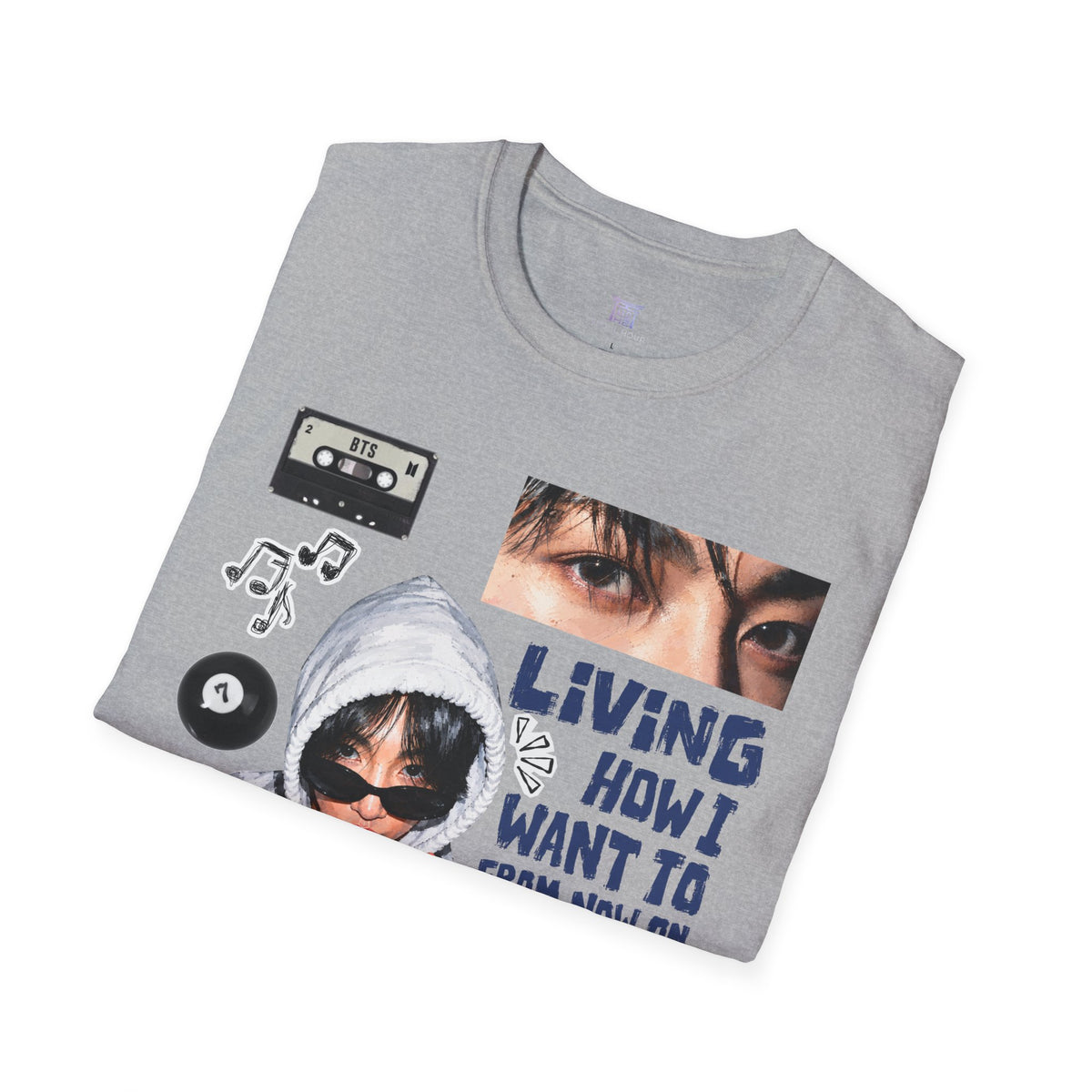 Jungkook bias T-shirt— Retro Photo Collage Tee