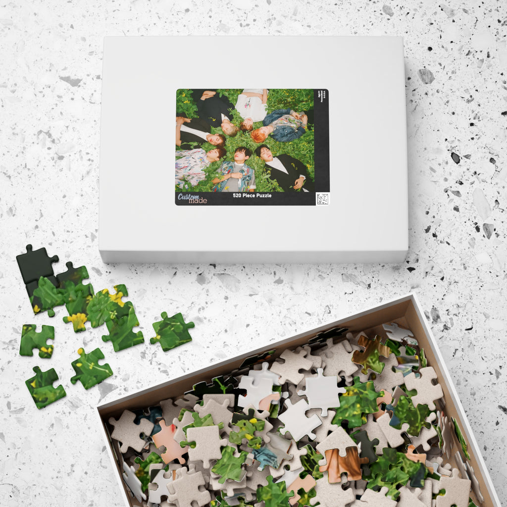 BTS Photo Memory Puzzle — RUN era Group Jigsaw (110/252/520/1014 pc)