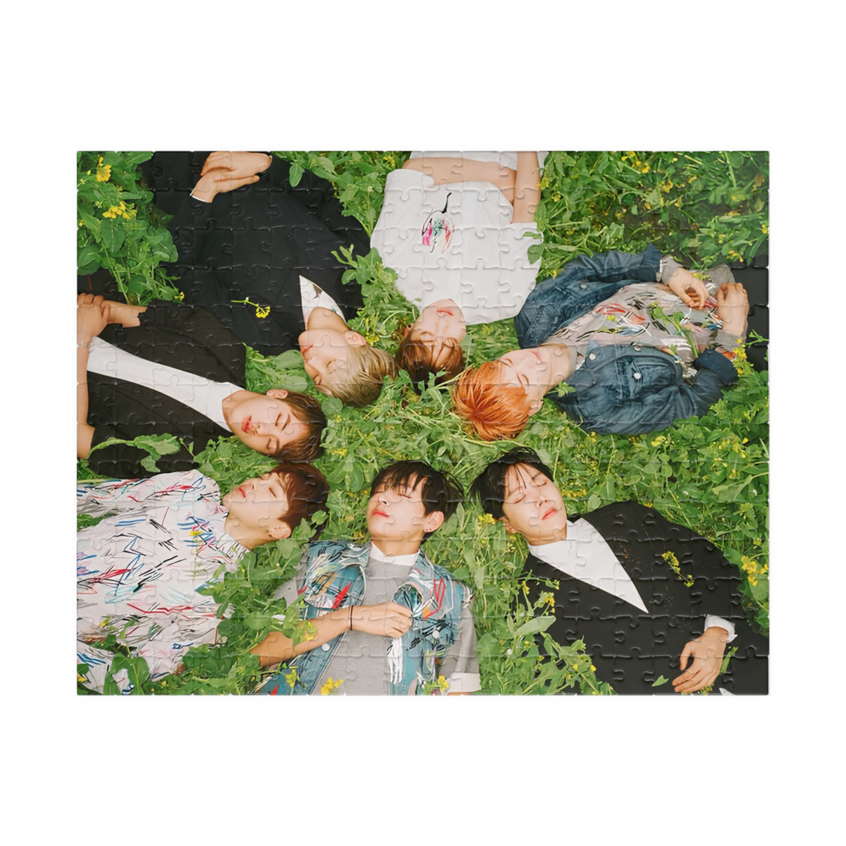BTS Photo Memory Puzzle — RUN era Group Jigsaw (110/252/520/1014 pc)